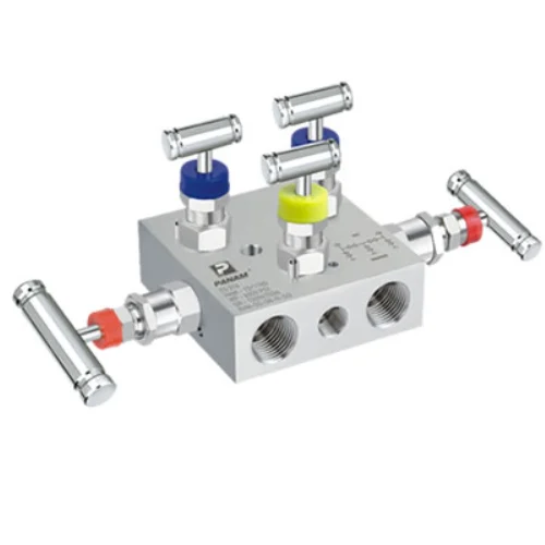 2 Valve Manifold, H Type – Direct Mounting, Both Side Flange