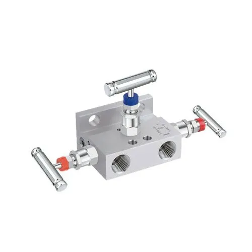 3 Valve Manifold, T Type – Direct Mounting, One Side Flange